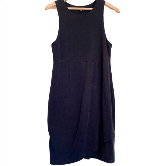 ATHLETA Stretchy Black Sleeveless Dress Small - Picture 1 of 3